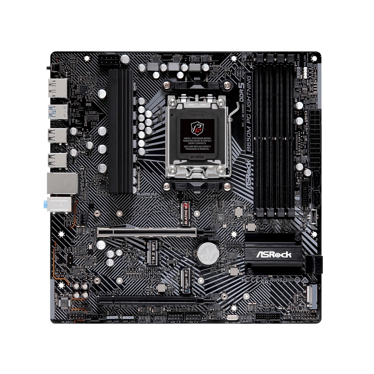 B650M PG Lightning マザーボード