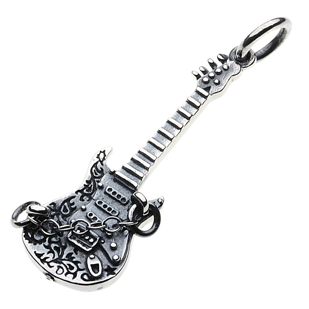 [セノーテ] エレキギター ペンダント【シルバー925 シルバーアクセサリー】 p0399