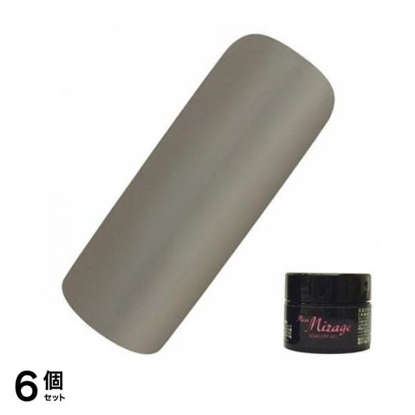 Miss Mirage(ミスミラージュ) ソークオフジェル トゥルーリーグレー TM25S 2.5g 6個セット
