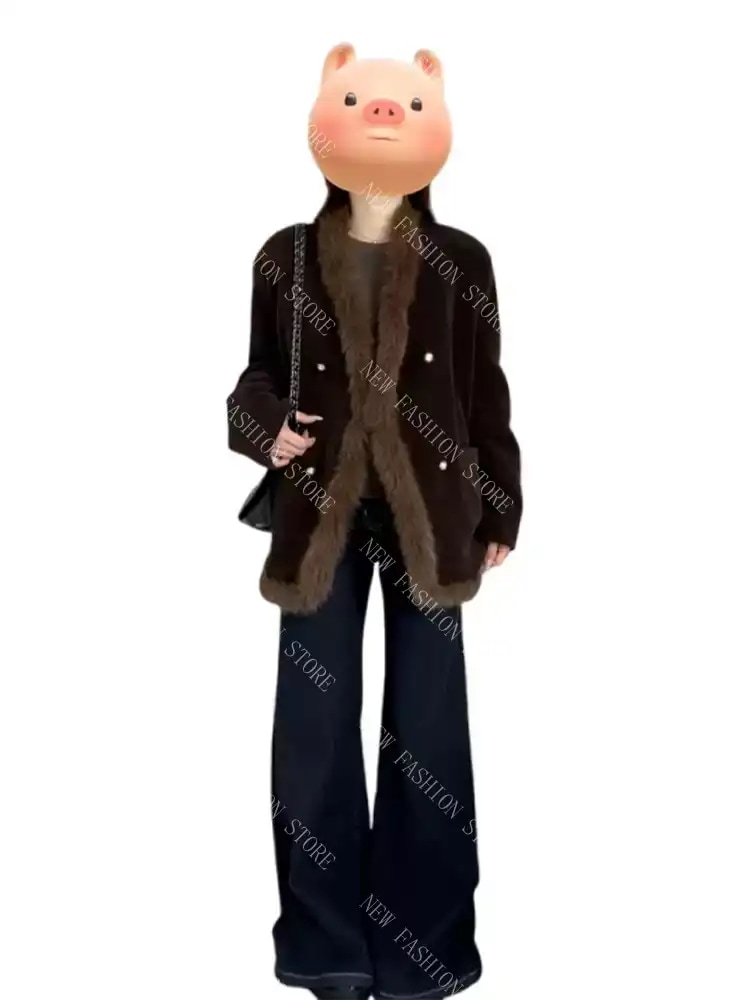 コートレディース秋冬新作厚手保温ショート丈トップス-86 5,897円