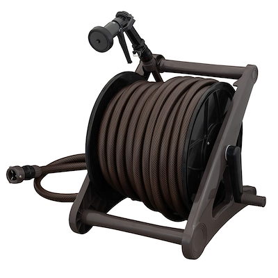他サイト： タカギ(Takagi) ホース ホースリール タフブラウン50m ブラウン おしゃれ 大流量 R550TBRの商品画像
