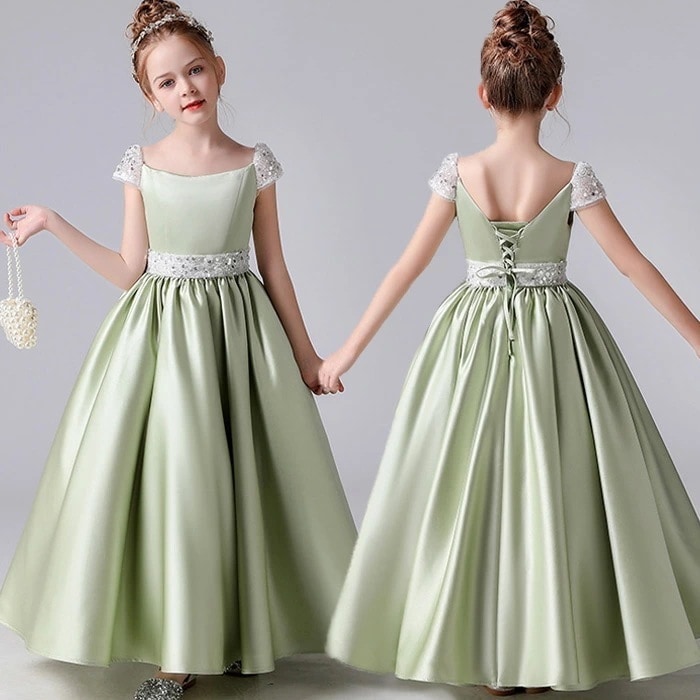 子供ドレス 発表会ドレス こどもドレス キッズドレス 高級豪華ドレス ジュニアドレス 女の子 ロングドレス 子供 結婚式 七五三 ドレス 子供 フォーマル 110 120 130 140 150 1