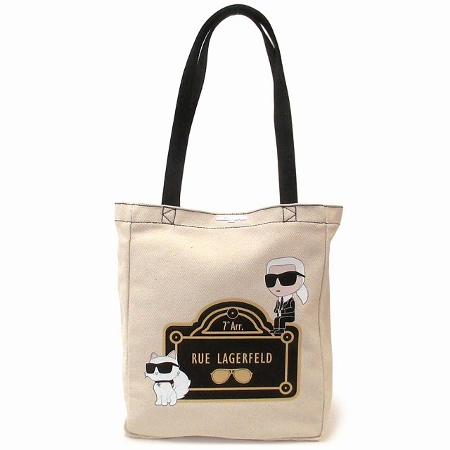 KARL LAGERFELD カールラガーフェルド バッグ カンヌ キャンバス ノース サウス トート トートバッグ LH5AU8DS NXC