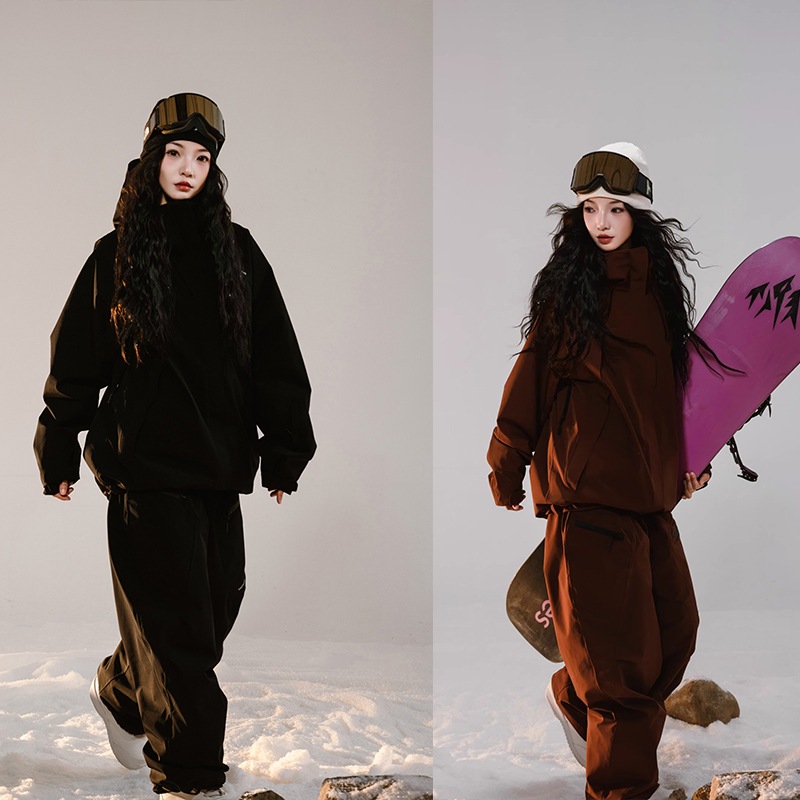 スノーボードウェア 2025 2026冬NEW 3COLOR レディース メンズ ジャケット アウター パンツ スキーウェア