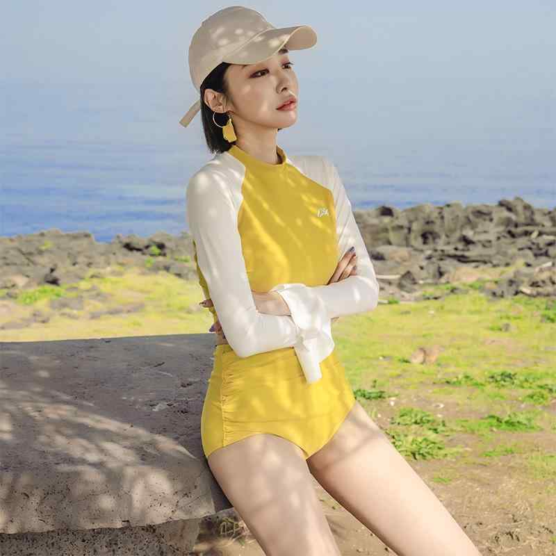 ビキニ 水着 魅惑的 お腹 カバー 着痩せ ハイウエスト 温泉 ティブ 長袖 海 プール レジャー 海水浴 夏 スイムウェア