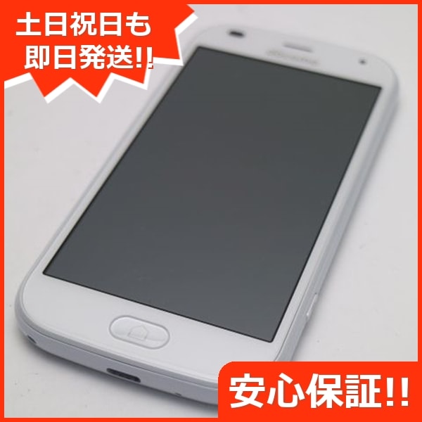 新品同様 F-42A らくらくスマートフォン ホワイト 白ロム 富士通 80