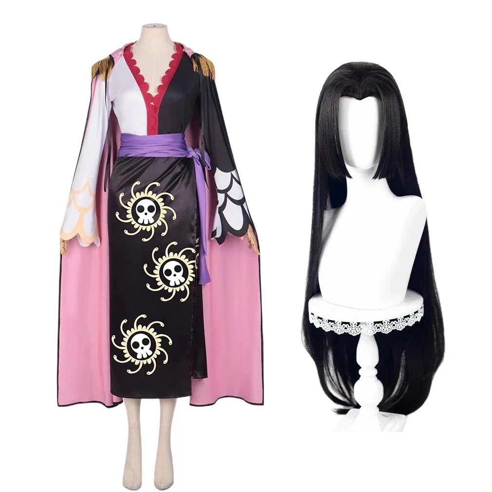 コスプレ衣ウィッグ付きボアハンコックイベントパーティー変演出服クリスマスパーティーまでに制限