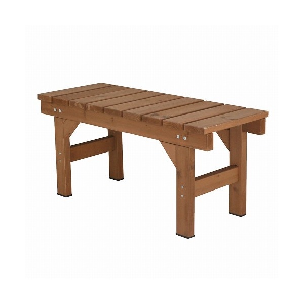 住まいスタイル 縁台ベンチ hiyori 幅87cm ライトブラウン EB-870LBR メーカー直送