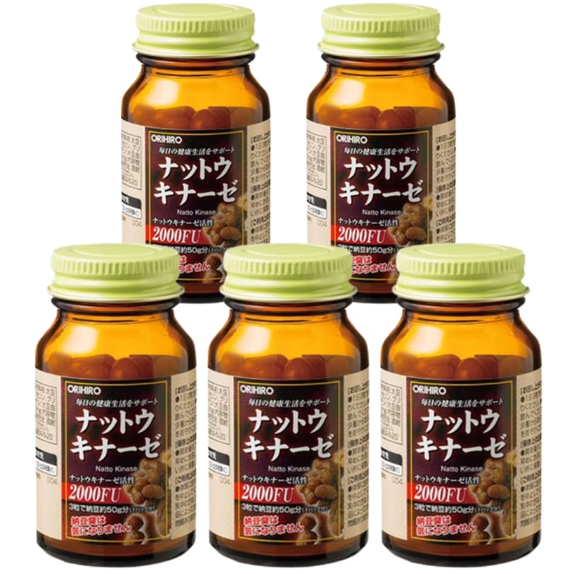 ナットウキナーゼ 60粒 (20日分) 5個セット