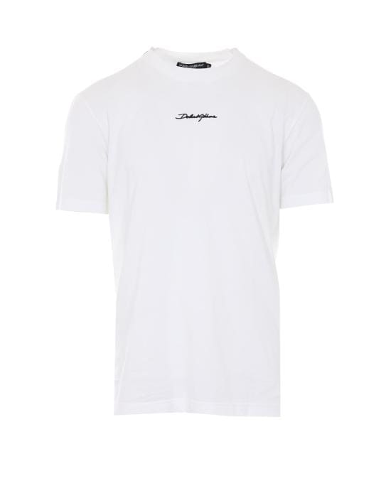 DOLCE & GABBANA Men T-Shirts G8RN8Z G7P0CW0111 White
