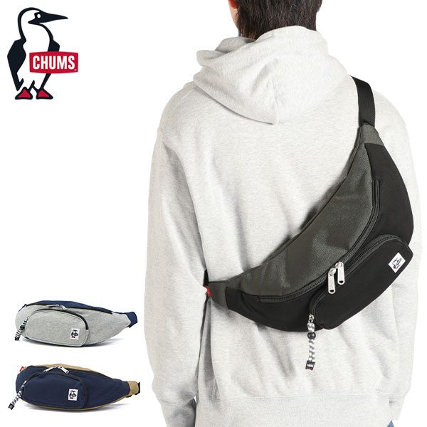 日本正規品 ボディバッグ メンズ レディース ウエスト バッグ 横型 斜めがけ ショルダーバッグ 軽量 撥水 旅行 A5 SWEAT NYLON ファニーパックスウェットナイロン CH60-3973