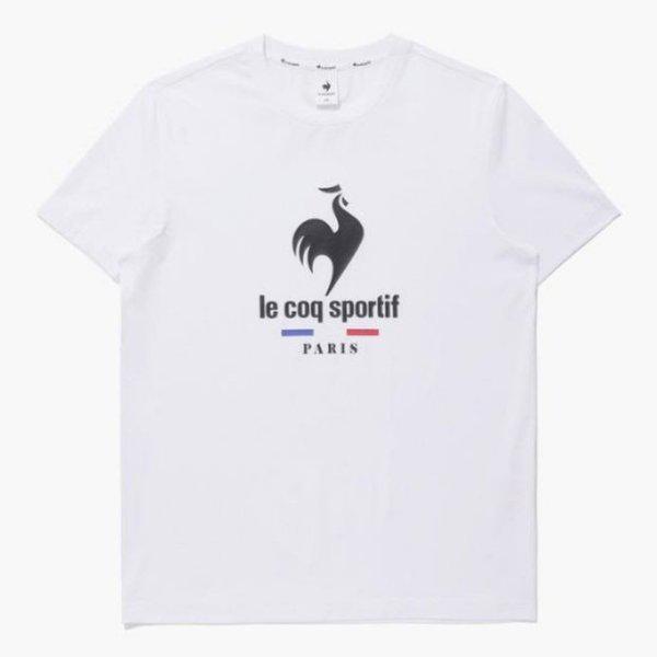 半袖Tシャツ UQC QQ123TRS31-WHT ロゴ ポリッシングシングル 半袖Tシャツ / WHITE