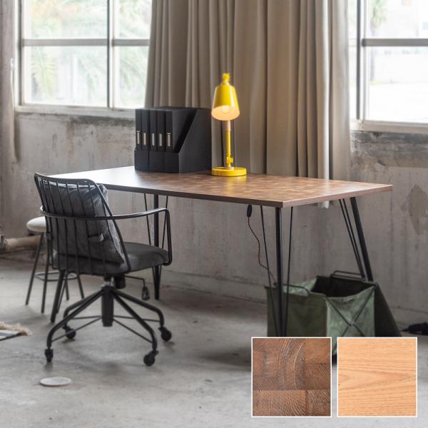 ダイニングテーブル 4人 サイズ 150×80cm 四人掛け おしゃれ 北欧 ナチュラル カントリー 木目 天板 アイアン 金属 脚 黒 ブラック インダストリアル カフェ風