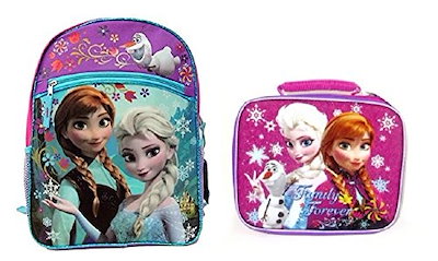 Disney Frozen 16" Backpack & Lunch Bag ~ Elsa & Anna Family Forever Disney Frozen 16" Backpack & Lunch Bag ~ Elsa & Anna Family Forever