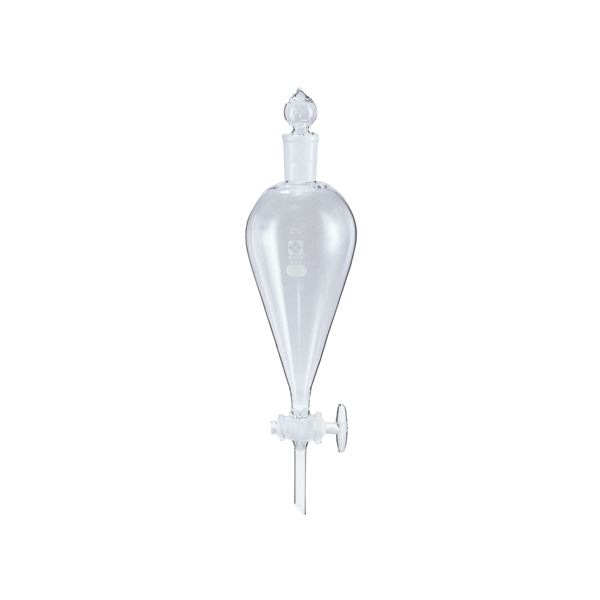 (柴田科学)分液ロート スキーブ形 ガラスコック付 50mL 014230-50