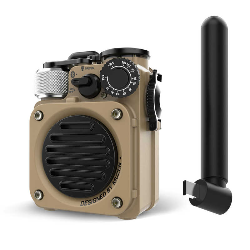 MUZEN　Wild Mini 第3世代 Bluetooth スピーカー デザートイエロー　MW-PVXI3Y