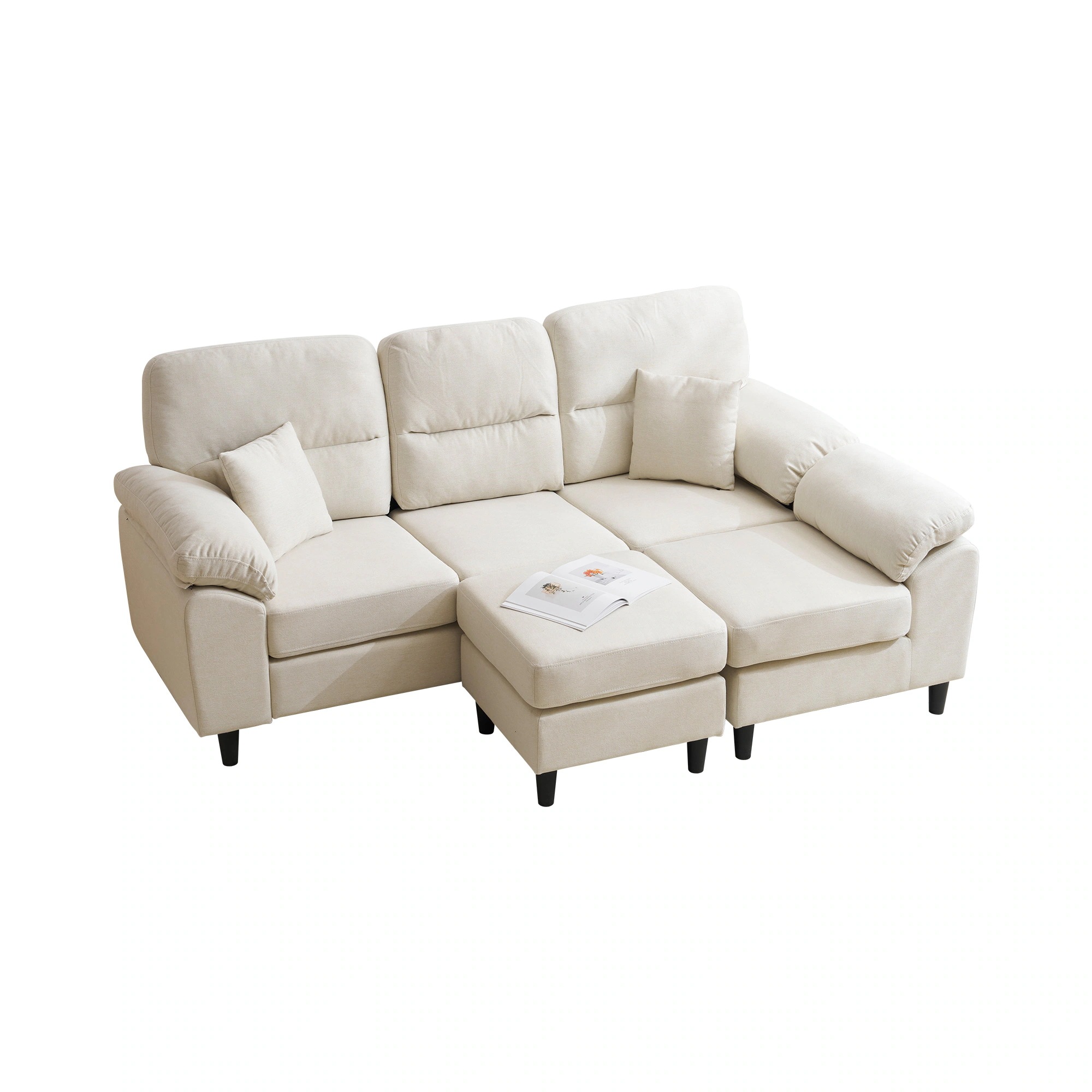 【国内発送 無-送料】929ソファ ソファーセット 5人掛け 2-5人掛け L字 クッション付き 肘付き コーナー ローソファー ローソファーセット