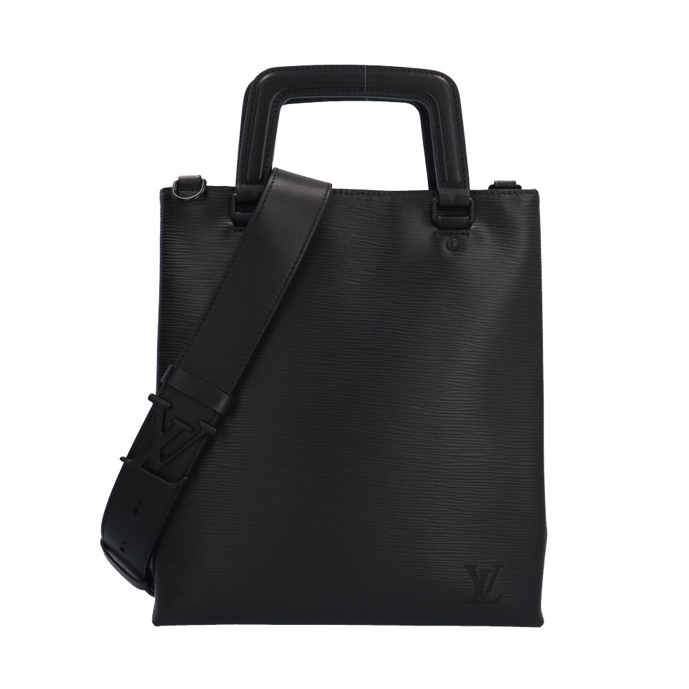 ルイヴィトン サックプラ・フォールド エピ ショルダーバッグ エピレザー M58497 ブラック LOUIS VUITTON 中古 美品