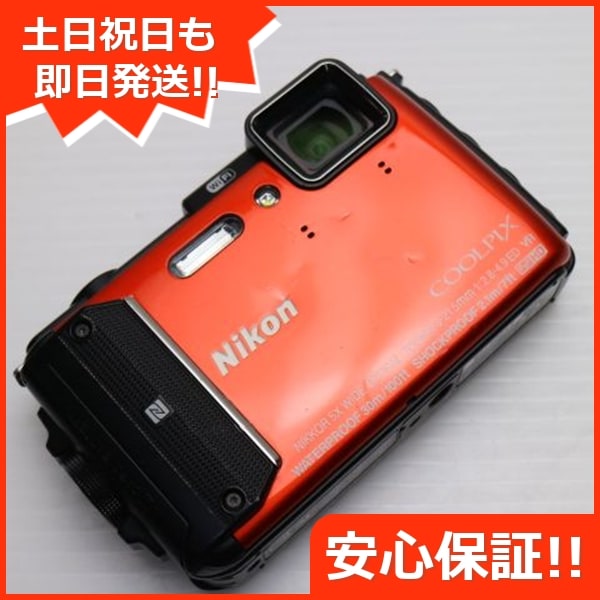 美品 COOLPIX AW130 オレンジ コンデジ Nikon 129