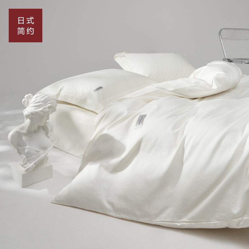 100 Xinjiang Long Velvet Cotton 4ピースセット100ピュアコットントリビュートサテンsatinホワイトハイエンドホテルスタイル3ピースセット 8,118円