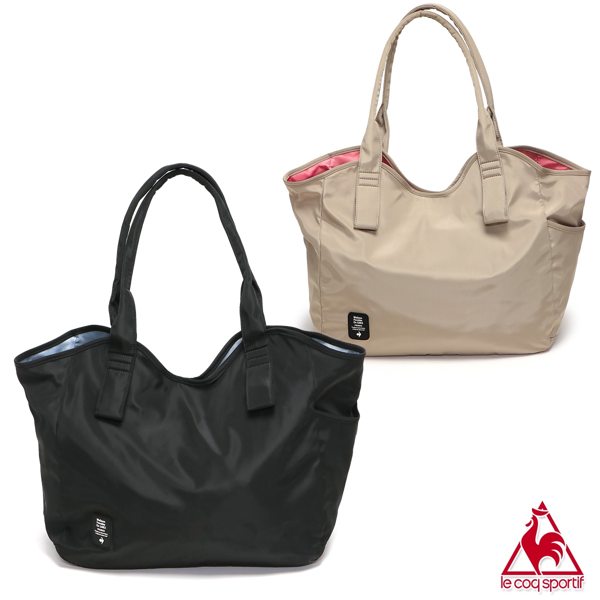 マルチ トートバッグ レディース/ウィメンズ/マザーズ/ママ トートバッグ ブラック/ベージュ QMCXJA20 7,920円