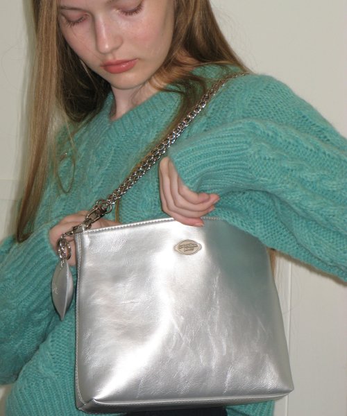 ショルダーバッグ・ポシェット SOMEWHERE BUTTER. fle chain toast bag caramel SOMEWHERE BUTTER]☆fle chain toast bag (SOMEWHERE BUTTER