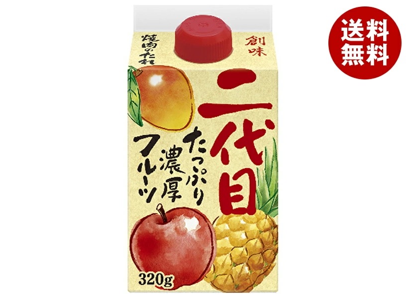 創味食品 創味 焼肉のたれ二代目 320g紙パック＊6本入＊(2ケース)