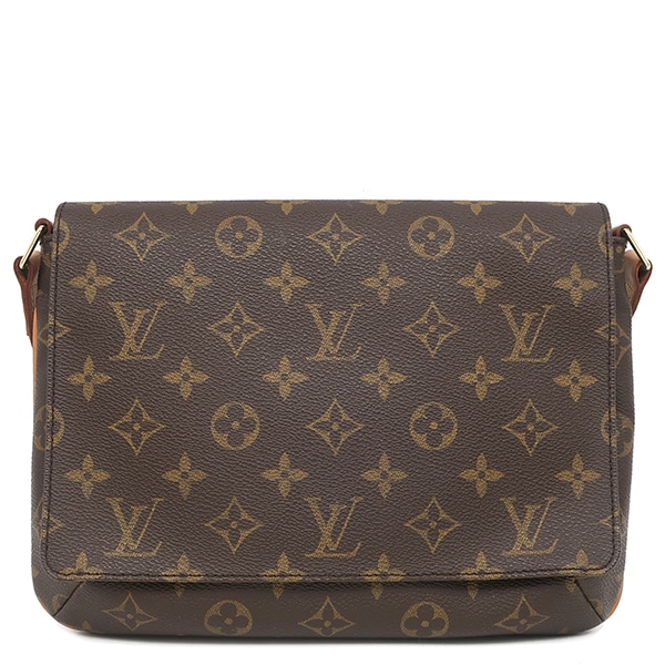 ルイヴィトン ショルダーバッグ ミュゼットタンゴ ショート モノグラムキャンバス モノグラム ゴールド金具 茶 M51257 SP0021【中古】