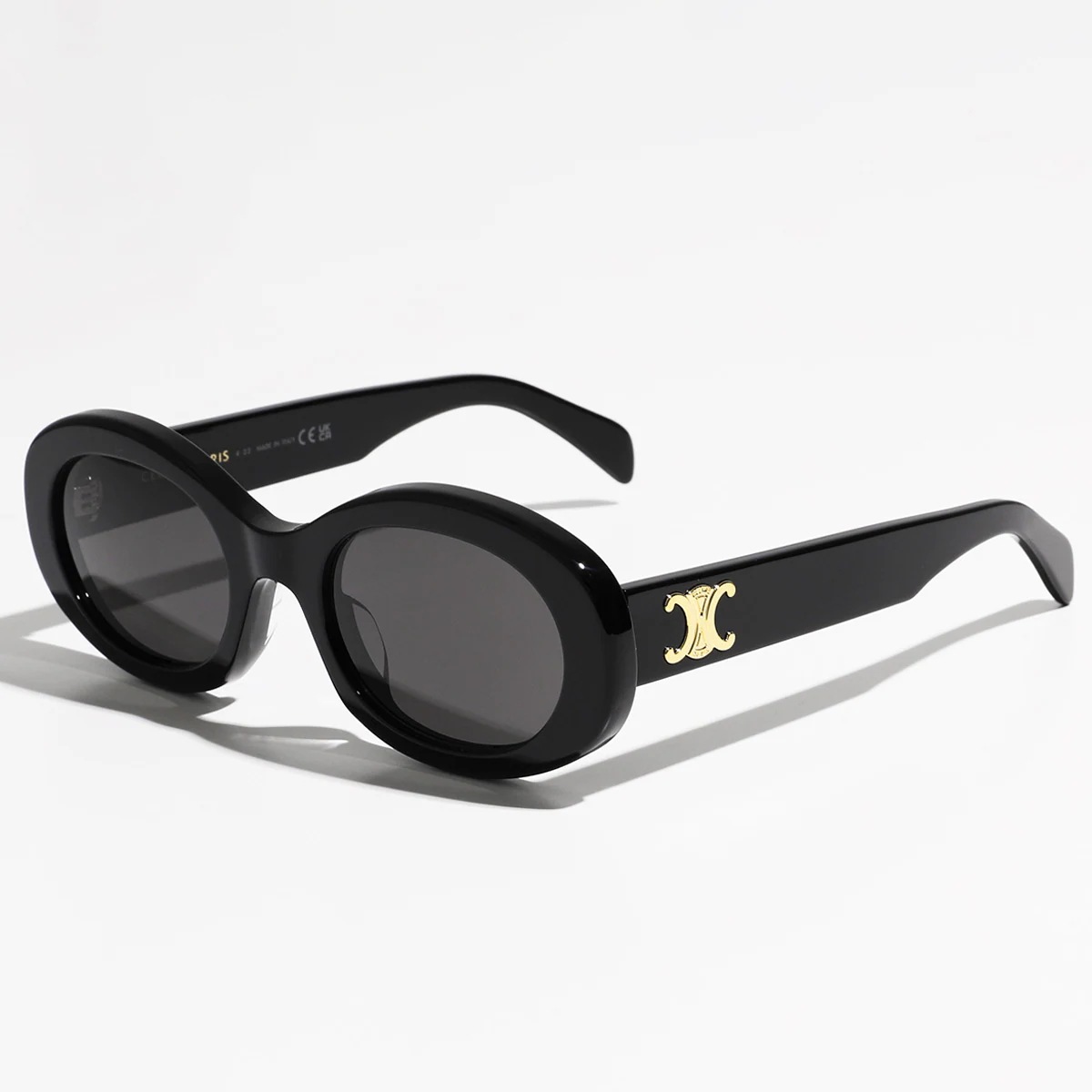 CELINE セリーヌ サングラス TRIOMPHE 01 トリオンフ 4S194CPLB.38NO CL40194U 01A メンズ オーバル型 メガネ メタ