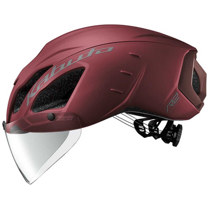 オージーケーカブト　自転車用ヘルメット エアロ-R2 AERO-R2(L/XLサイズ：59～61cm/) マットバーガンディ　AERO_R2