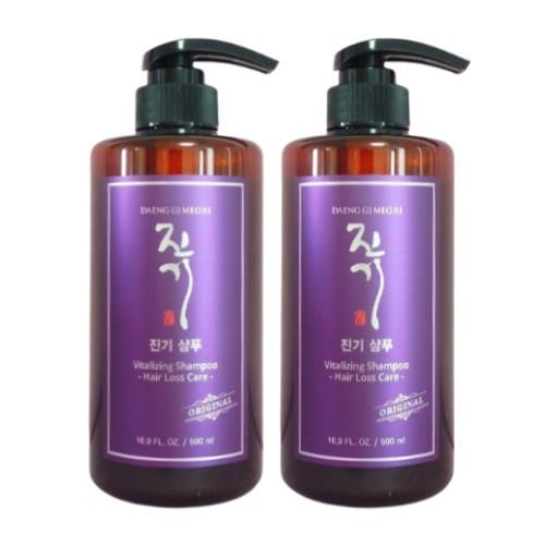 【韓国シャンプー】 珍気シャンプー500ml×2本 脱毛予防 漢方 頭皮ケア 毛根補修 人気 高保湿