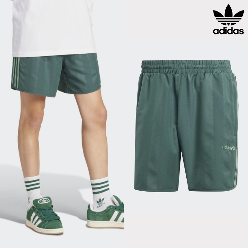[ADIDAS] アディダス フットボール 半ズボン グリーン / FOOTBALL SHORTS
