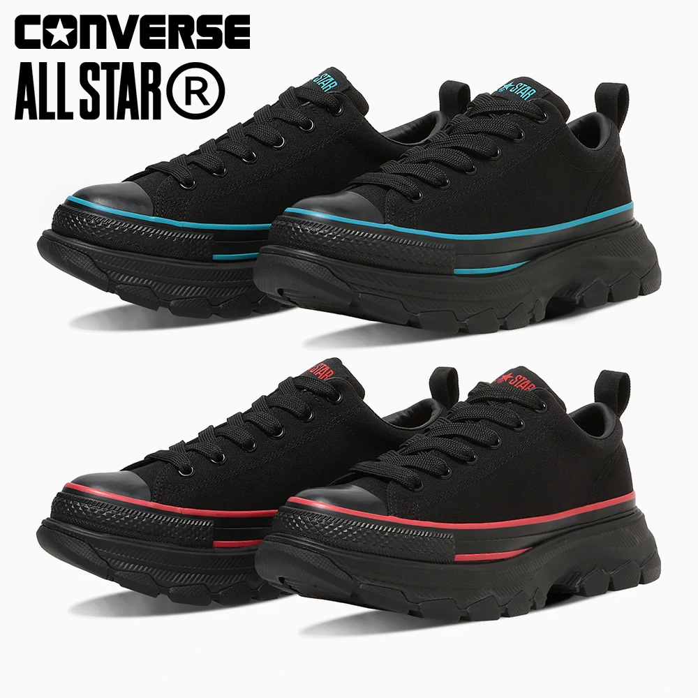 コンバース スニーカー メンズ レディース オールスター トレックウエーブ AP OX 31317390 31317391 converse ALL STAR TREKWAVE AP OX 厚底