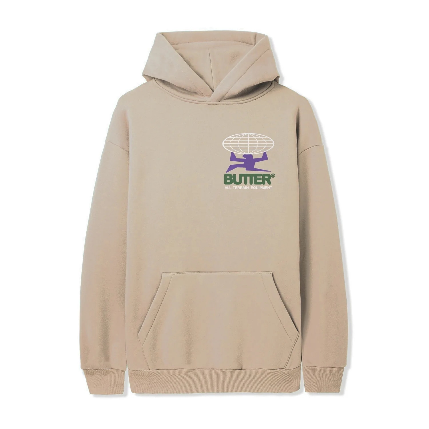 【BUTTER GOODS】 ALL TERRAIN PULLOVER HOOD : TAN