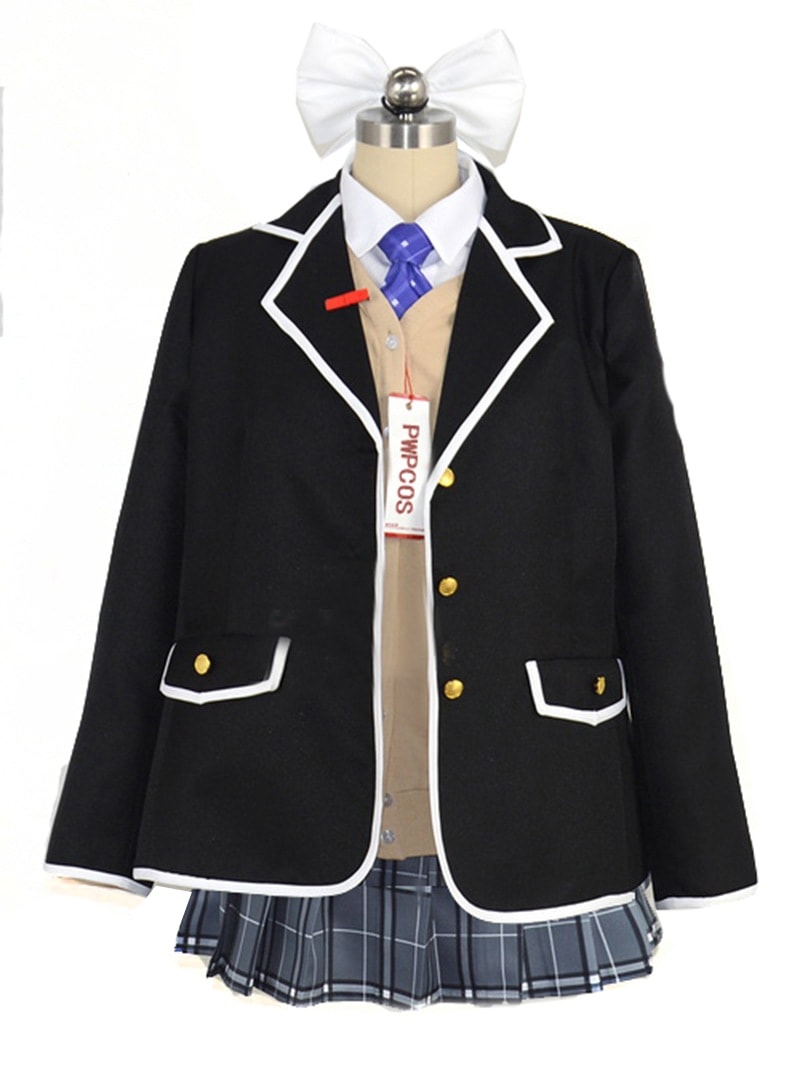 最安値挑戦 コスプレ衣装 髪飾り付き 樋口楓 バーチャルYouTuber