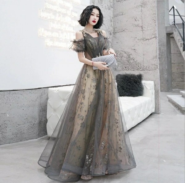 【今季トレンド】新作おしゃれな女性レースのイブニングドレスワンピース lha261