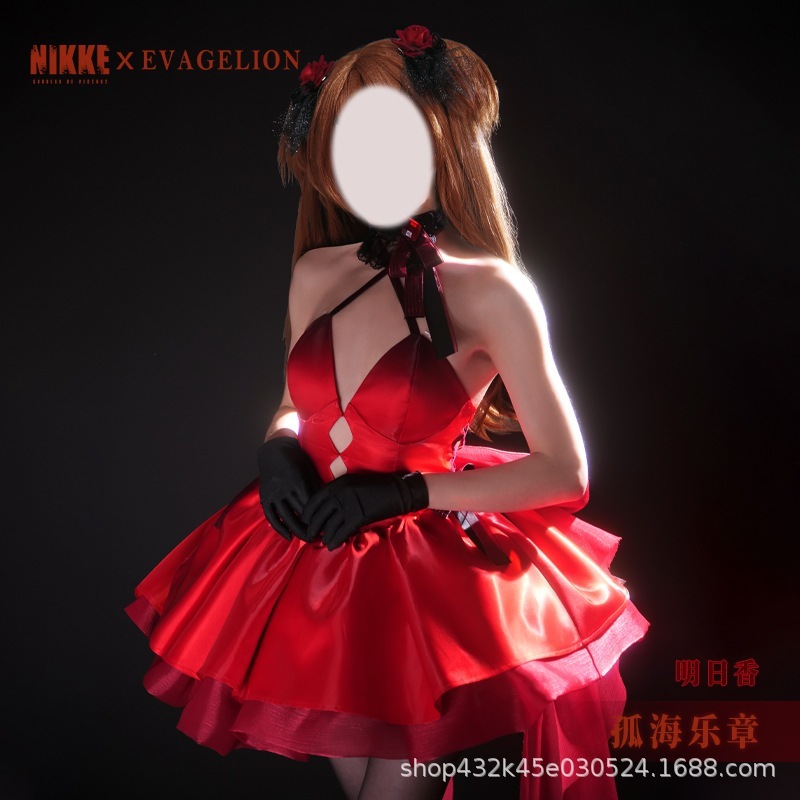 エヴァ・アスカのコスロンリー・シー・ミュージック・リンケージ・ニッケの勝利の女神のコスプレアニメ女性