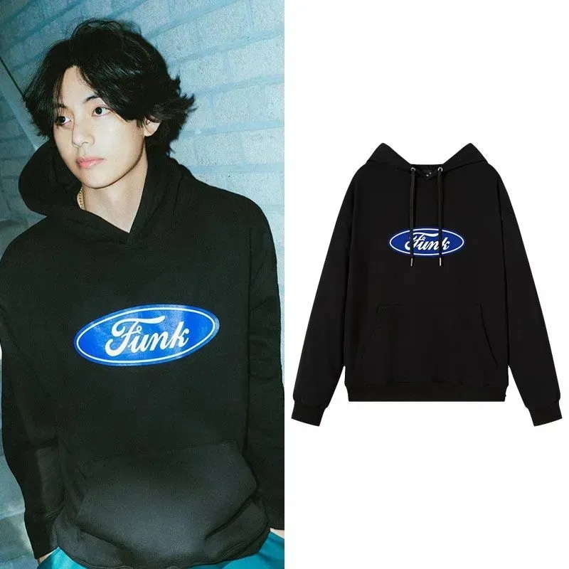 【 当店特典】 BTS V 着用 パーカー 韓国ファッション 韓流グッズ 応援服 韓服 男女共用
