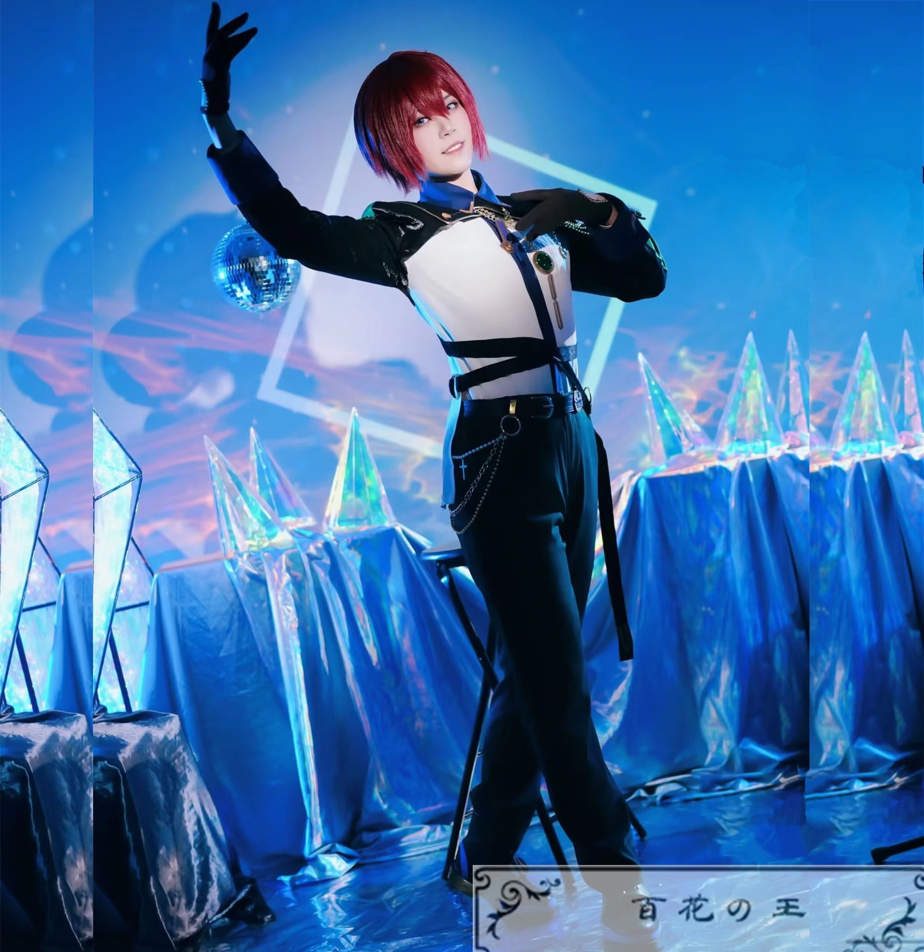 ES あんさんぶるスターズ アルバム発売記念スカウト Knights 朱桜司 月永レオ 瀬名泉 朔間凛月 鳴上嵐 コスプレ衣装 コスチューム ハロウィーン