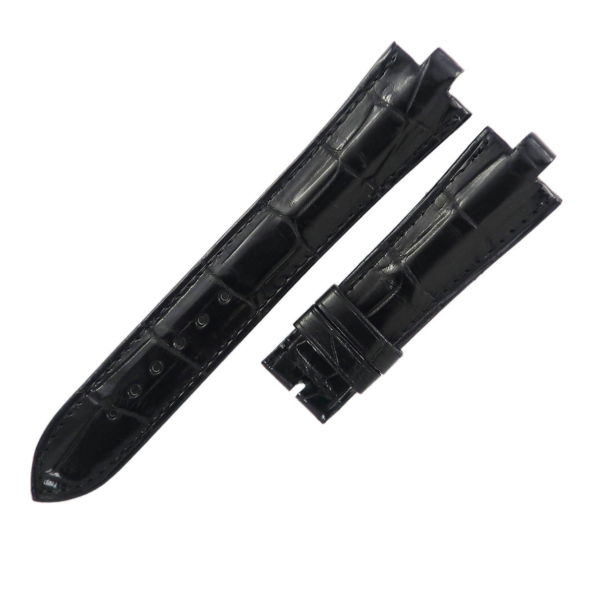 ブルガリ ディアゴノ用 クロコバンド メンズ 未使用 汎用 他社製 ベルト ストラップ 22mm 黒 3年保証 28,964円