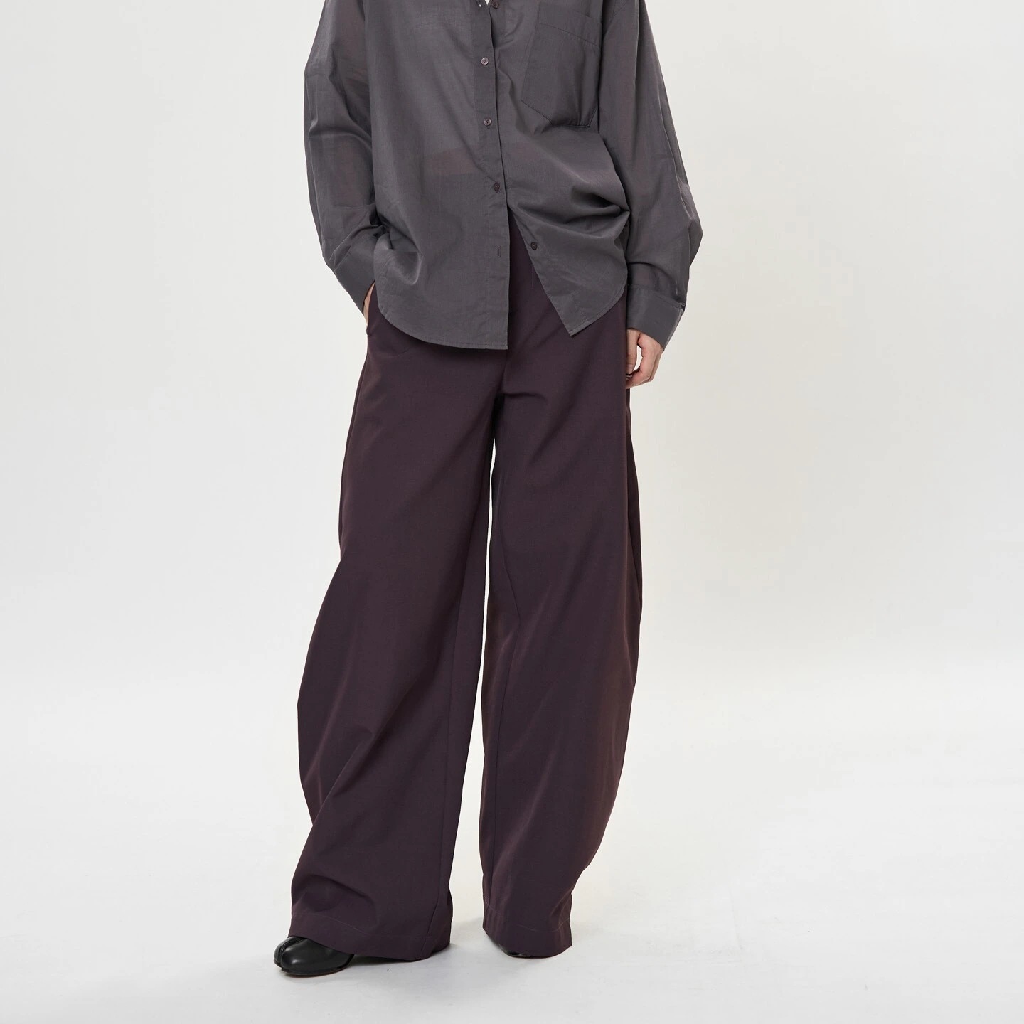 レディース パンツ ボトムス ワイドパンツ ロング ワイド フレア ストリート シンプル カジュアル おしゃれ かっこいい レトロ こなれ感 ラフ メンズライク マニッシュ ルーズ 個性的 クール