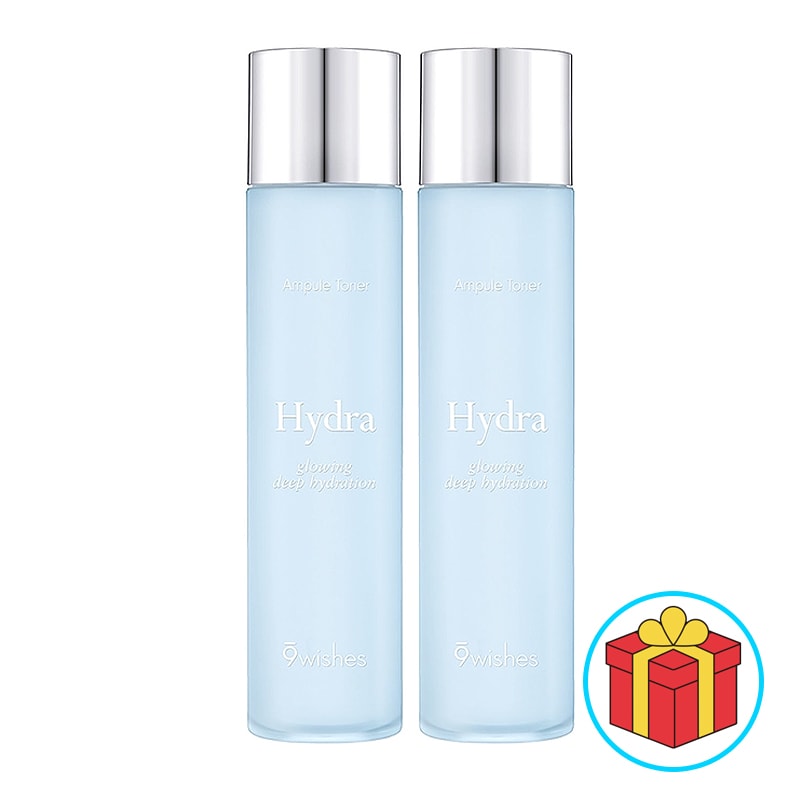 ハイドラ アンプル トナー 150mlx2 大容量 美容液 化粧水 ハイドラ トナー 保湿トナー 9wishes 韓国人気 韓国化粧品 基礎化粧品 スキンケア 韓国コスメ スキンケア