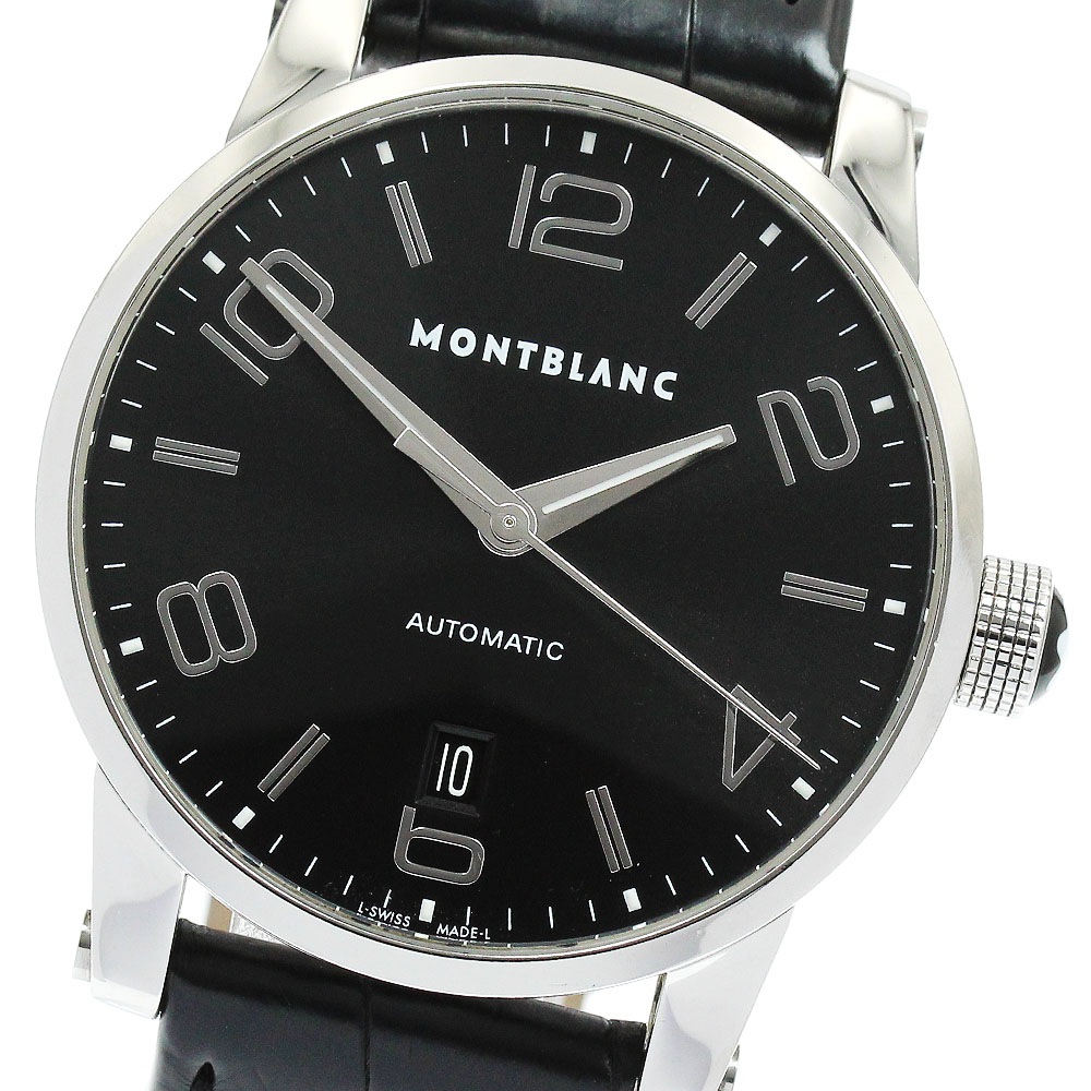 モンブラン MONTBLANC 7210 タイムウォーカー デイト 自動巻き メンズ 箱・保証書付き_903005【中古】