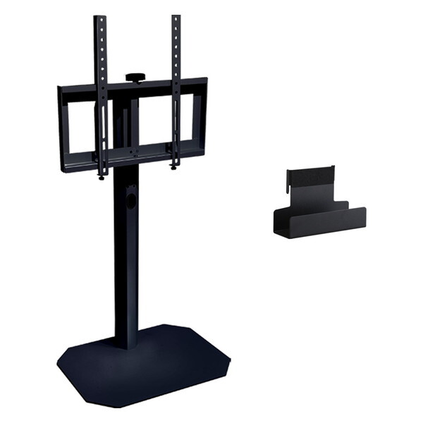 ホームテイスト 八角テレビスタンド ハードディスクホルダーセットOTG-SET-BK ブラック ロータイプ HDホルダーセット メーカー直送