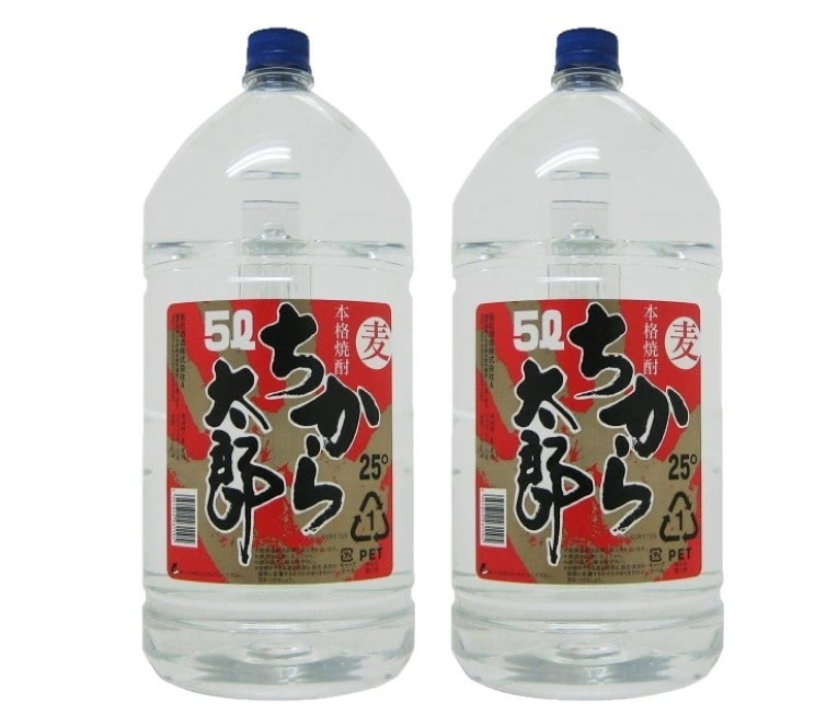 【送料無料】若松酒造 ちから太郎 麦 25度 5000ml 5L2本【北海道沖縄県東北四国九州地方は必ず送料がかかります】 7,621円