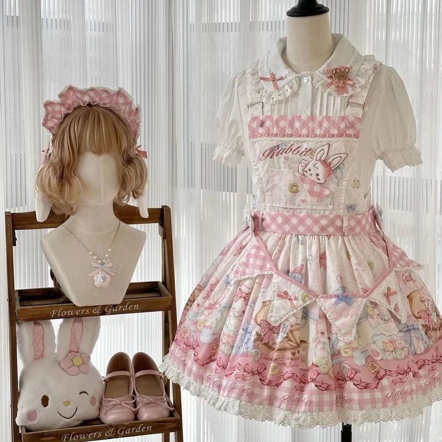 コスプレ ロリータ コスプレ セクシー キュートなうさぎのロリータドレス