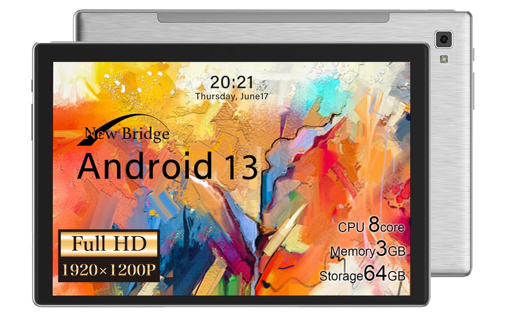 New Bridge 10.1インチ Androidタブレット NBTB101N