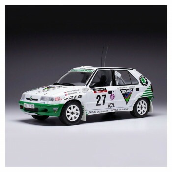 イクソモデル B シュコダ フェリシア キットカー 95 RACラリー 1/18スケール 27 P.Sibera/P.Gross 18RMC148