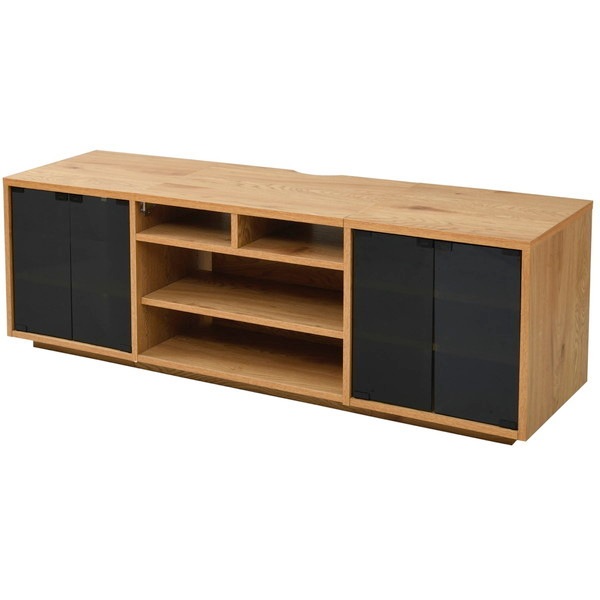 JKプラン FTV-HIGHSET-GGNA ナチュラル [テレビ台 ハイタイプ(ガラス扉)] メーカー直送