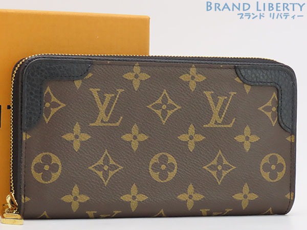 超美品ルイヴィトンモノグラムジッピーウォレットレティーロラウンドファスナー長財布ブラックM61855